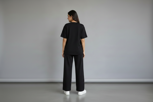 western co ord set for women, premium cotton co ord set, breathable cotton co ord set, skin friendly cotton outfit, stylish women's co ord set, casual western wear for women, comfortable cotton matching set, oversized cotton co ord set, everyday cotton co ord set, trendy western outfit for women