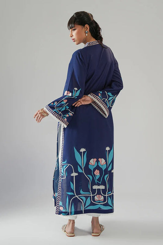 blue co-ord set for women, floral printed co-ord set, Korean BSY co-ord set, blue kurta set for women, printed kurta set, festive wear for women, ethnic co-ord set, contemporary ethnic wear, women’s festive outfit, office wear co-ord set, stylish kurta set for women