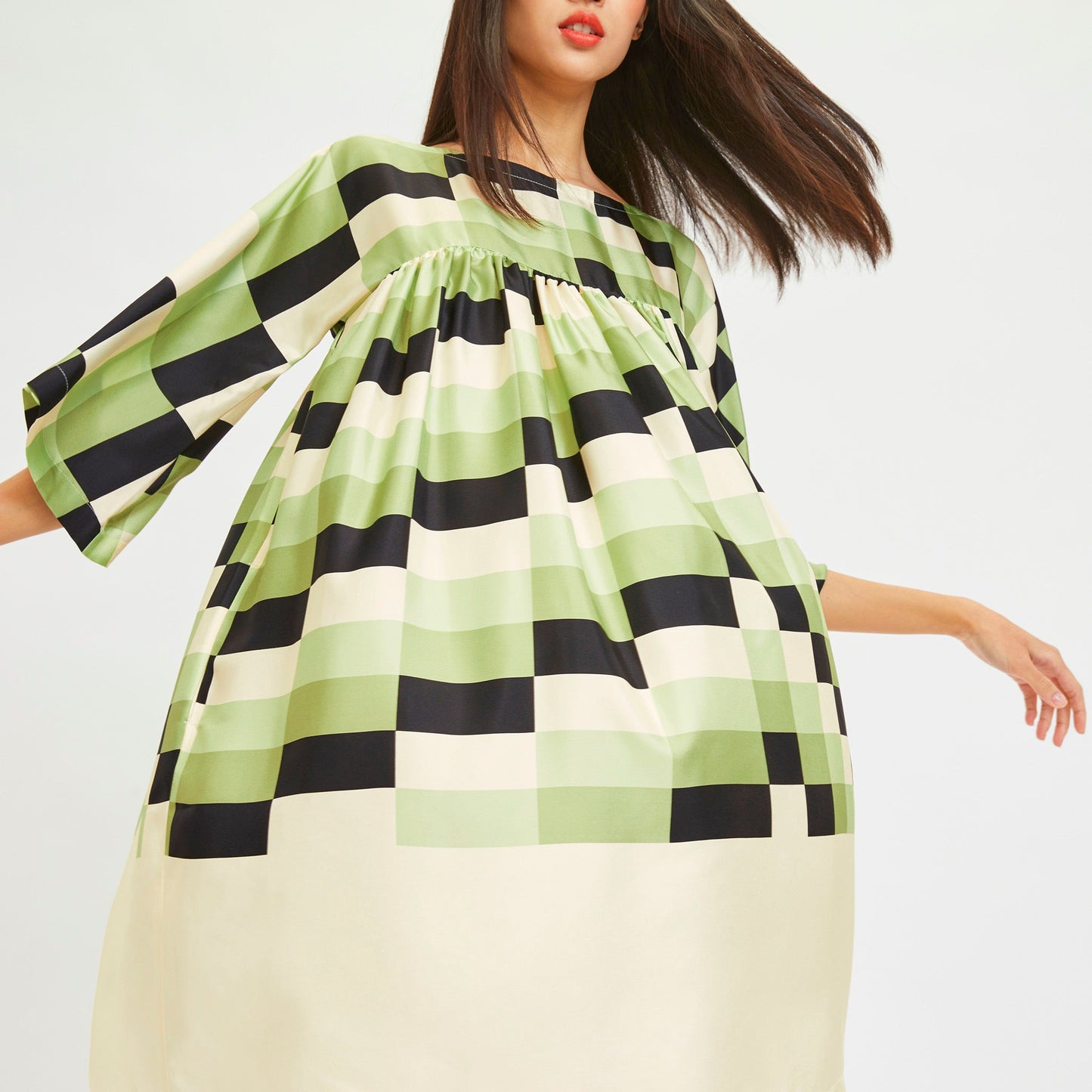 Korean Green Dress