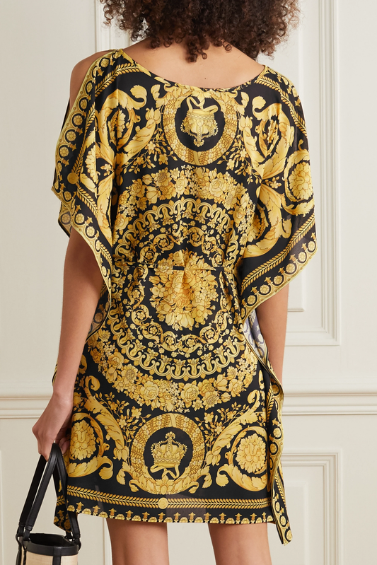 Printed Tunic Kaftan Dress