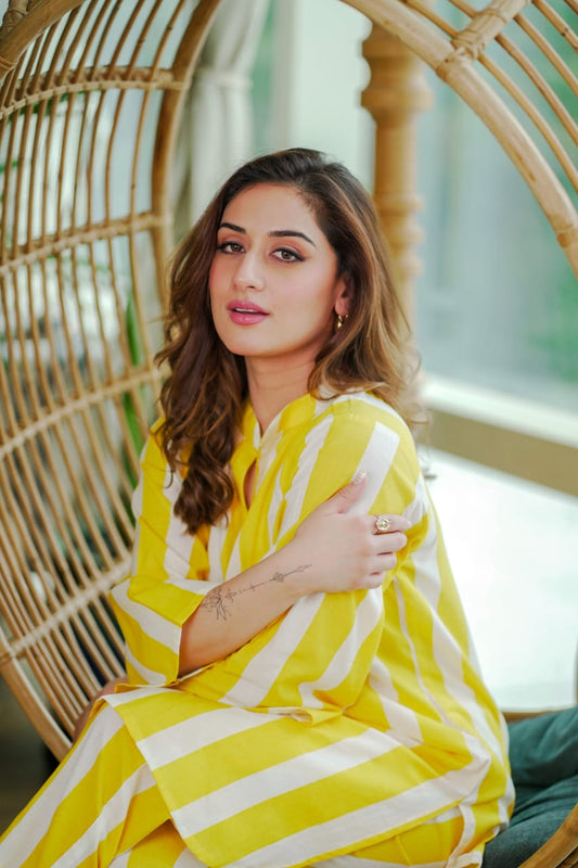 Yellow Cotton Co-Ord Set