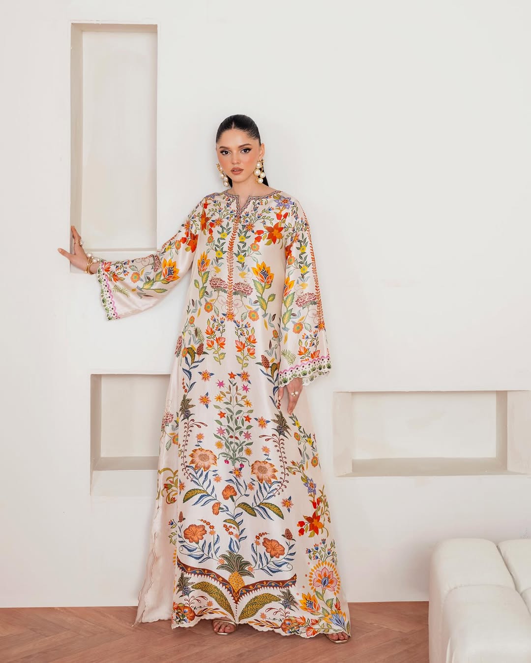 festive co ord set for women, elegant printed co ord set, ethnic co ord set, Rakhi outfit for women, festive wear for women, premium Korean BSY co ord set, floral printed festive outfit, luxury festive co ord set, designer co ord set for women