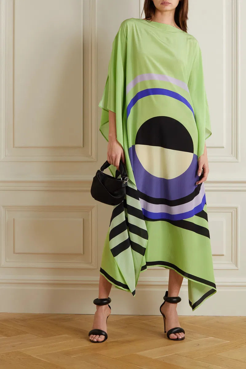 Stylish printed cotton kaftan online India – comfortable resort and beach wear