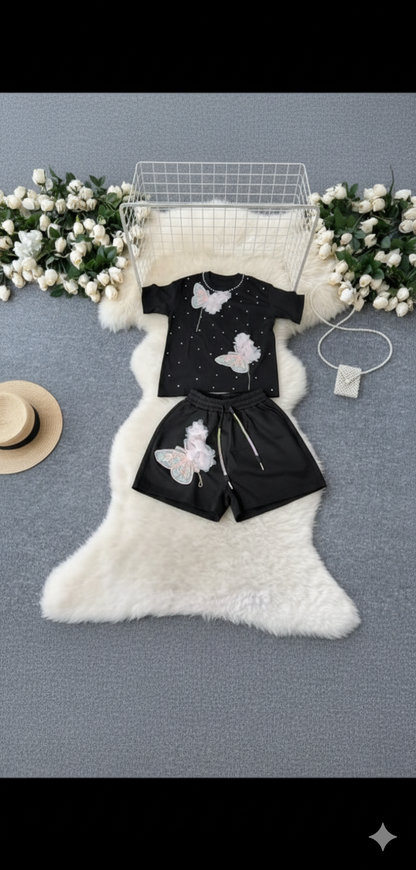 Butterfly Black Co-ord Set
