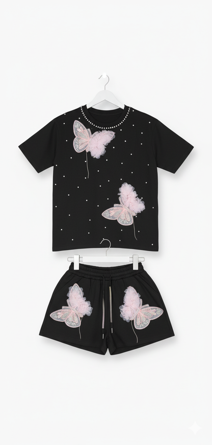 Butterfly Black Co-ord Set