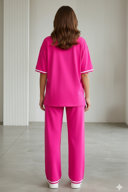 plus size cotton co ord set, free size co ord set for women, western co ord set for women, oversized cotton co ord set, Korean cotton co ord set, pink co ord set for women, casual cotton co ord set, plus size western wear, free size coord set up to 5XL, comfortable co ord set for women