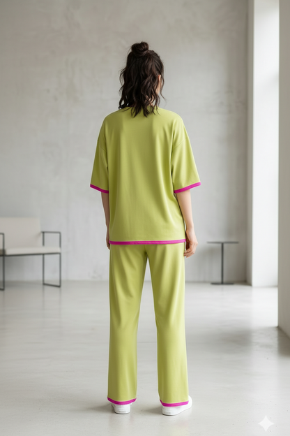 plus size cotton co ord set, free size co ord set for women, western co ord set for women, oversized cotton co ord set, Korean cotton co ord set, green co ord set for women, casual cotton co ord set, plus size western wear, free size coord set up to 5XL, comfortable co ord set for women