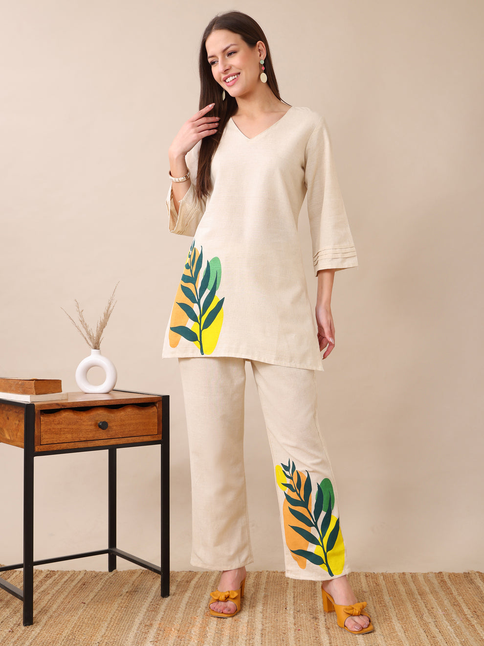 Tropical Breeze Cotton Co-ord Set