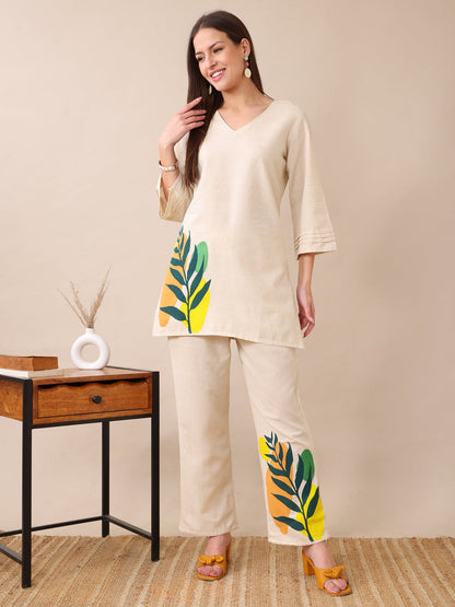 Tropical Breeze Cotton Co-ord Set