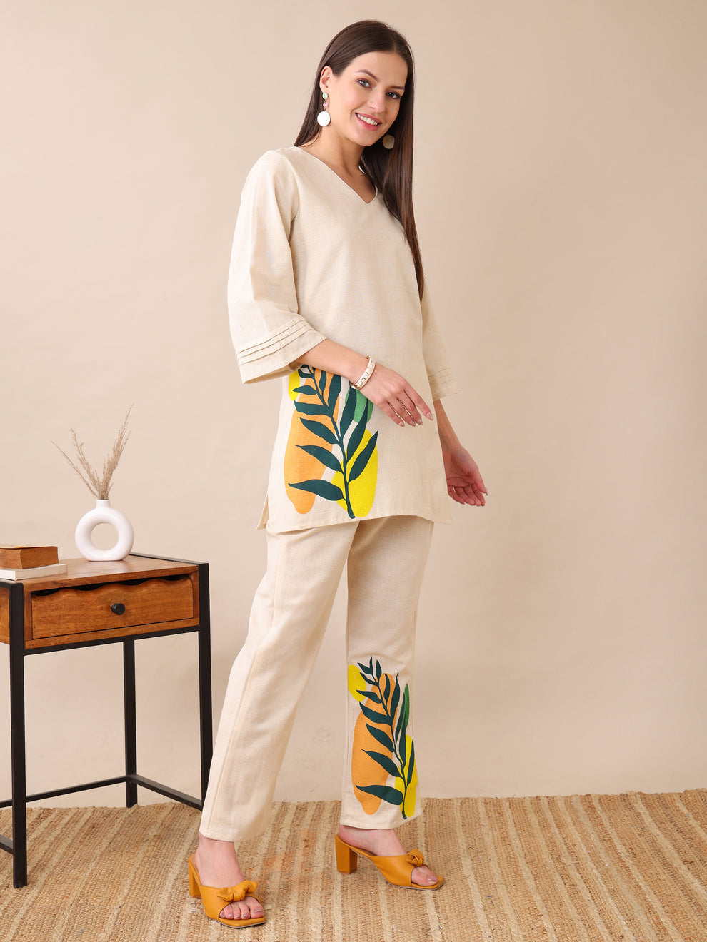 Tropical Breeze Cotton Co-ord Set