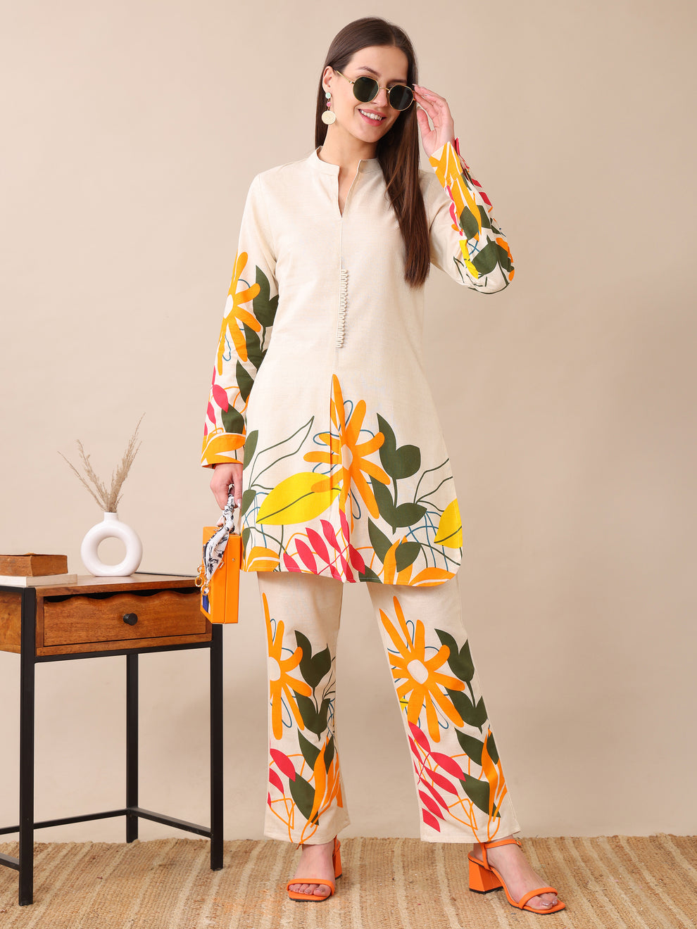Khadi Co-ord Set