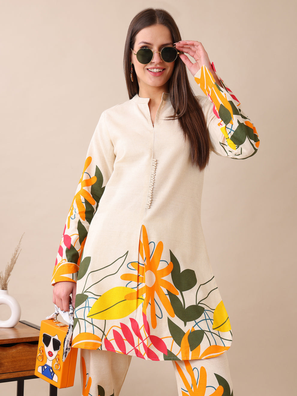 Khadi Co-ord Set