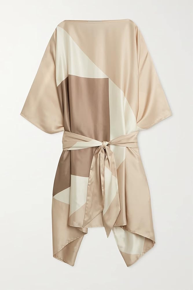 Soft Silk Wrap Kaftan