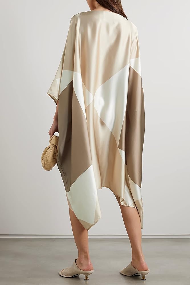 Soft Silk Wrap Kaftan