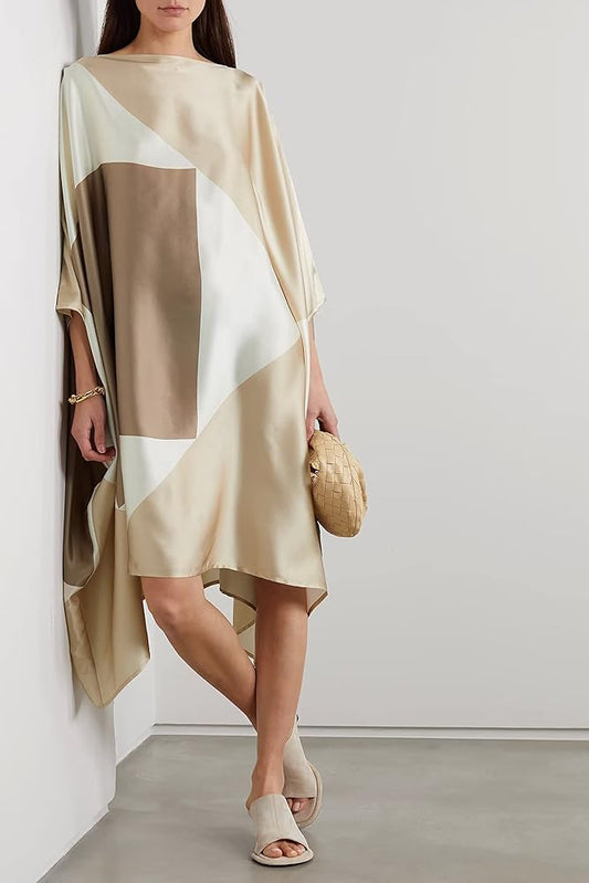 Soft Silk Wrap Kaftan
