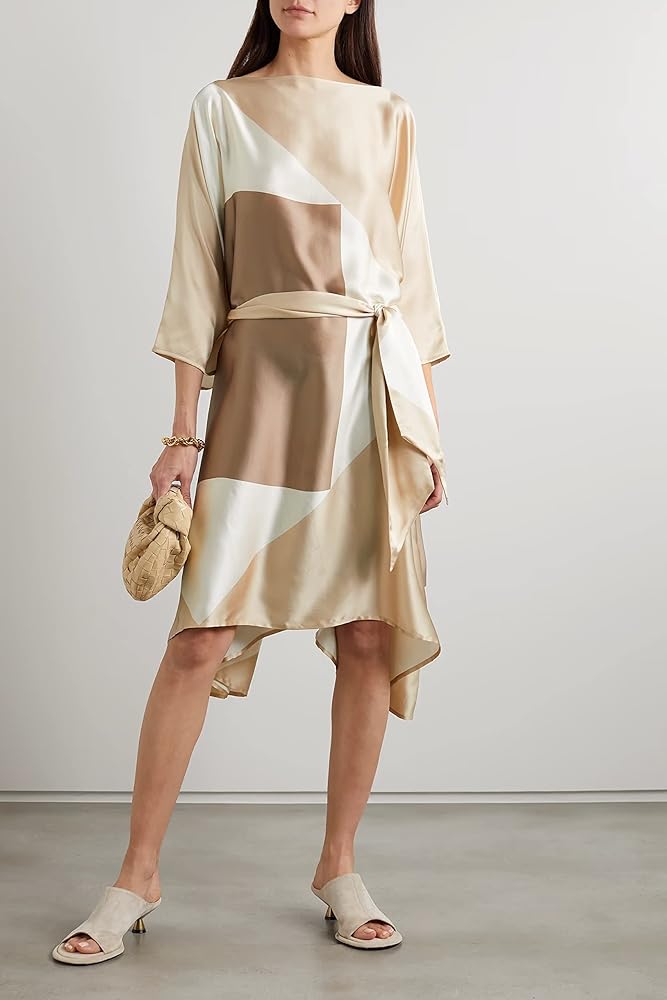 Soft Silk Wrap Kaftan