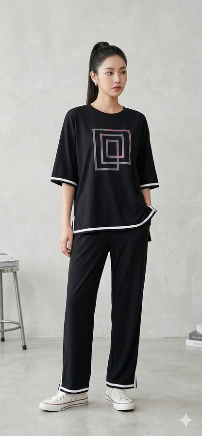 plus size cotton co ord set, free size co ord set for women, western co ord set for women, oversized cotton co ord set, Korean cotton co ord set, black co ord set for women, casual cotton co ord set, plus size western wear, free size coord set up to 5XL, comfortable co ord set for women