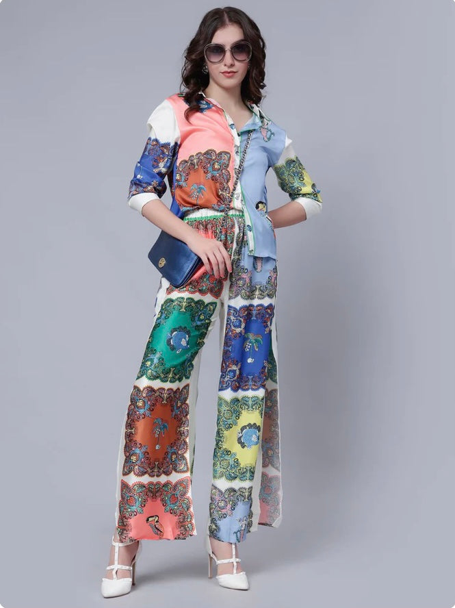 Bohemian Printed Coord Set