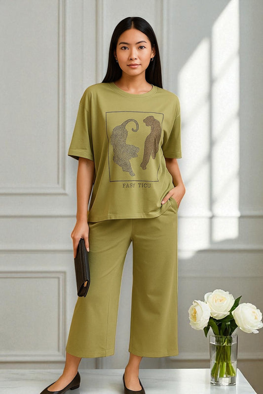 Leaf Fabric Co-ord Set