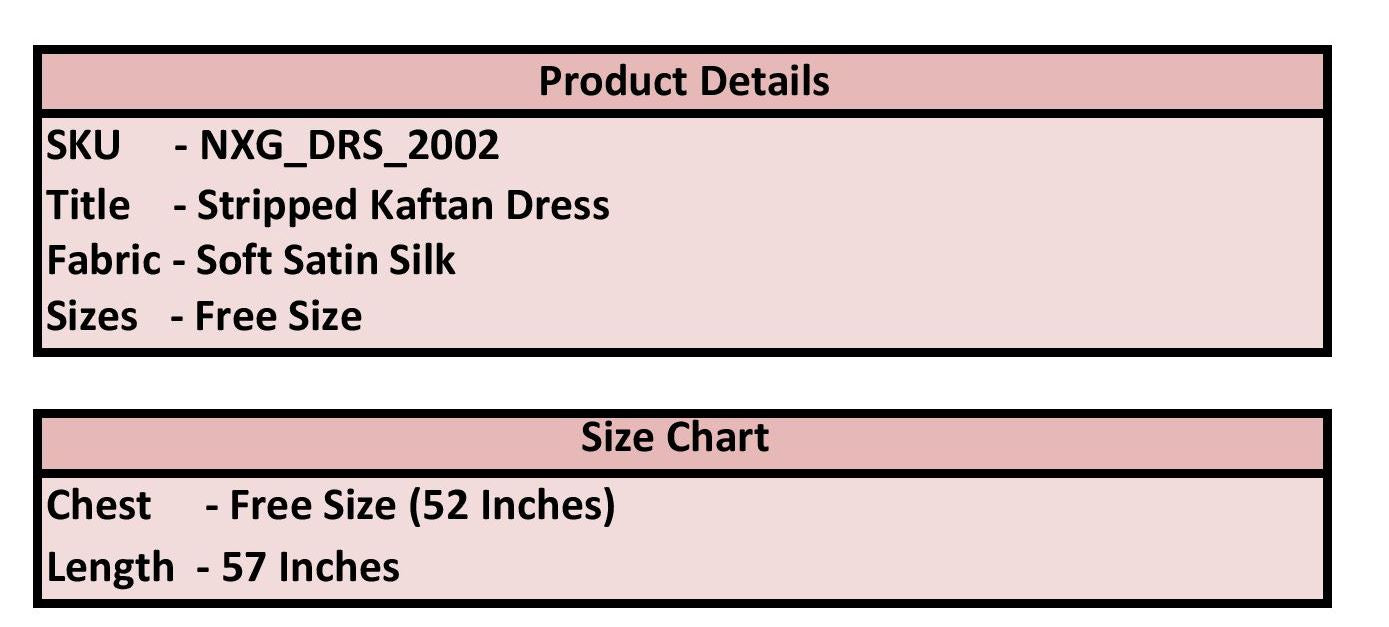 Choco-Stripes Maxi Dress