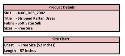 Choco-Stripes Maxi Dress