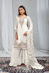 white kurta set, white kurta palazzo set, white palazzo set for women, white ethnic wear for women, white festive wear, white embroidered kurta set, white silk kurta set, white party wear kurta set, white wedding wear outfit, white Indian outfit for women, festive kurta set for women, Diwali kurta set, Karwa Chauth outfit for women, Karwa Chauth kurta set, Navratri outfit for women, Navratri festive wear, wedding guest outfit for women, wedding wear kurta set, new bride wedding gift, wedding gift for wife, 