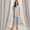 pastel floral co ord set, floral co ord set for women, linen co ord set for women, pastel blue co ord set, floral two piece set, women linen co ord set, printed co ord set, floral workwear outfit, smart casual co ord set, brunch outfit for women, vacation outfit for women, relaxed fit co ord set, elegant women co ord set, trendy co ord set for women, summer co ord set