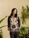 black co ord set for women, black printed co ord set, beige and black co ord set, printed co ord set for women, women co ord set, Korean BSY co ord set, Korean fabric co ord set, premium co ord set for women, comfortable co ord set, floral co ord set for women, printed two piece set, black floral co ord set, black beige outfit for women, black printed outfit for women, wide leg co ord set, wide leg pants set for women, stylish co ord set, elegant co ord set for women, women western co ord set, trendy co ord