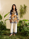orange floral co ord set for women, Korean BSY co ord set, printed co ord set, floral printed co ord set, orange printed co ord set, wide leg pants co ord set, premium co ord set for women, women printed top and pants set, stylish western co ord set, vacation co ord set for women, brunch outfit for women, trendy co ord set, PoshBella co ord set