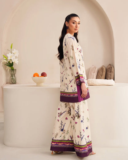 Printed co-ord set for women, floral co-ord set, women’s co-ord set, Korean BSY co-ord set, floral printed outfit, stylish co-ord set for women, wide-leg co-ord set, women’s casual wear, elegant printed outfit, affordable luxury fashion.