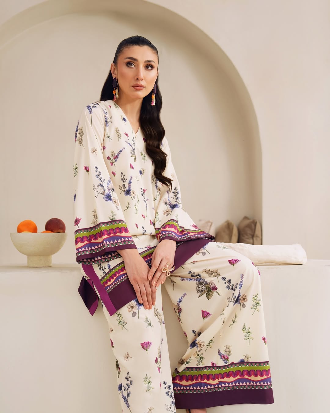 Printed co-ord set for women, floral co-ord set, women’s co-ord set, Korean BSY co-ord set, floral printed outfit, stylish co-ord set for women, wide-leg co-ord set, women’s casual wear, elegant printed outfit, affordable luxury fashion.