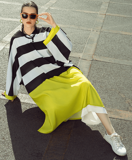 striped printed co ord set for women, premium Korean BSY co ord set, oversized co ord set for women, monochrome striped outfit, black and white co ord set, trendy women's co ord set, casual co ord set for women, resort wear co ord set, travel outfit for women, oversized striped top and pants, premium western wear for women, lightweight Korean BSY outfit, breathable co ord set, luxury casual wear for women, statement co ord set, modern street style outfit, stylish matching set for women, contemporary western