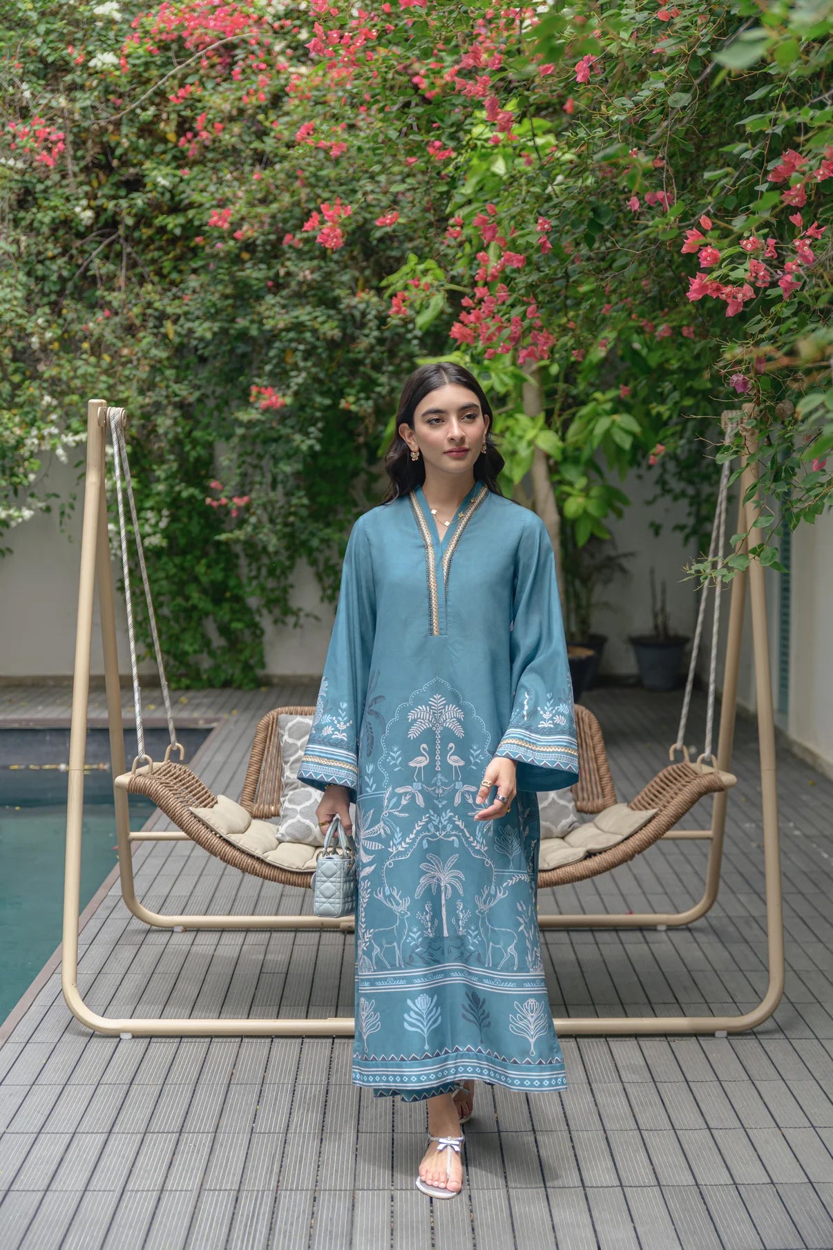 Blue Elegant Kurta Set