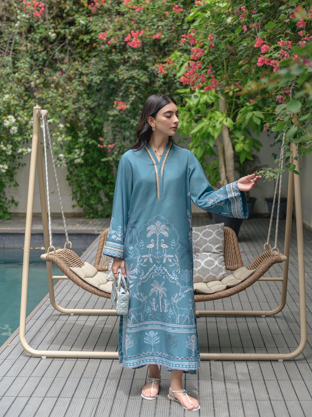 Blue Elegant Kurta Set
