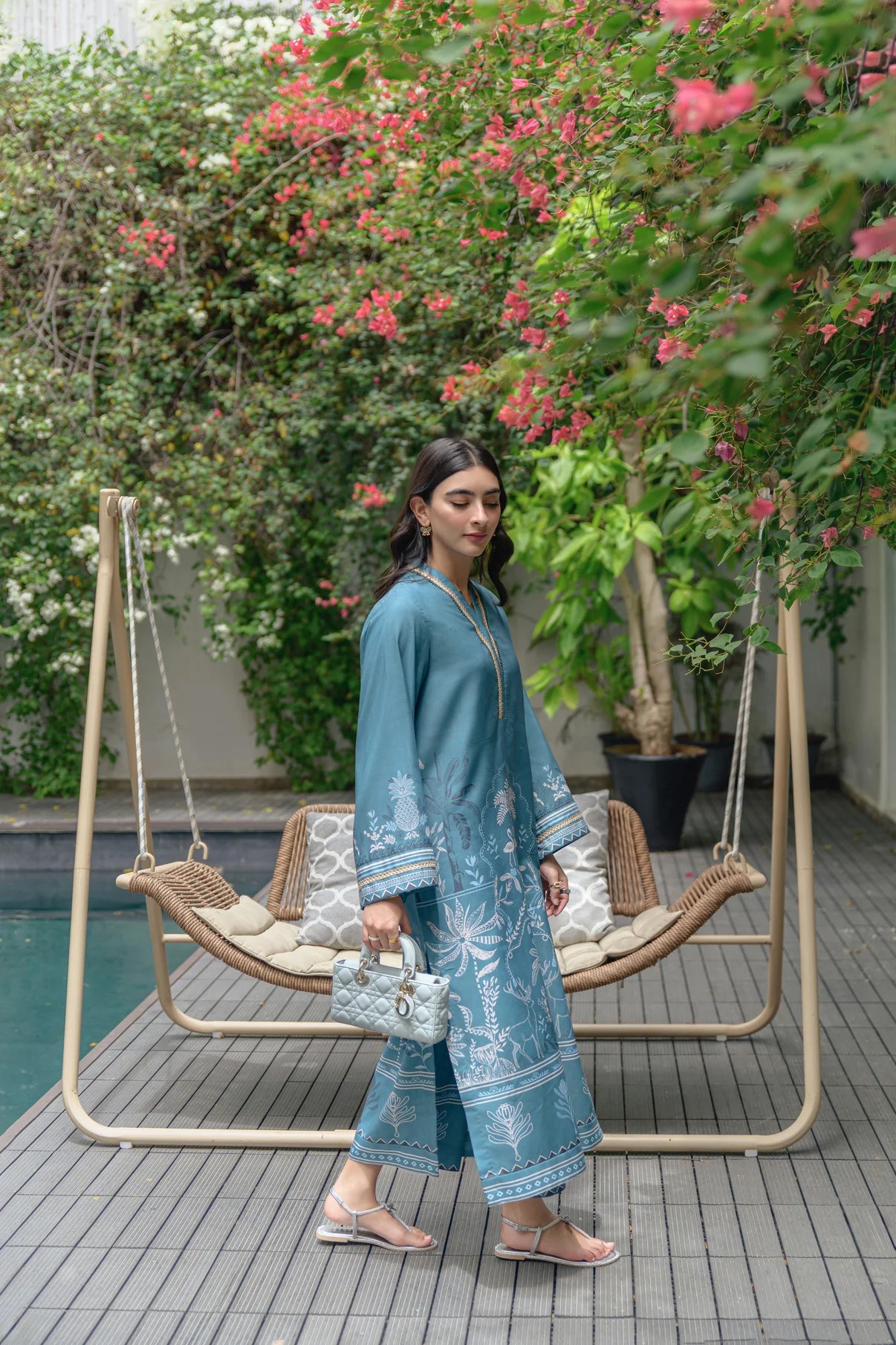 Blue Elegant Kurta Set
