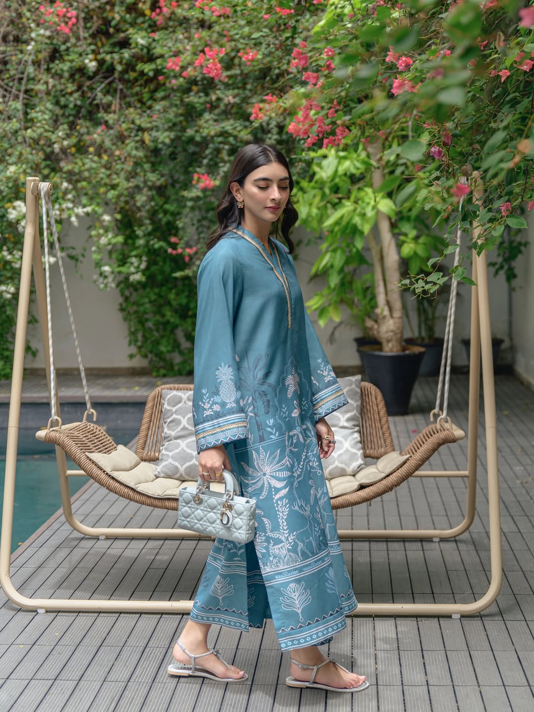 Blue Elegant Kurta Set