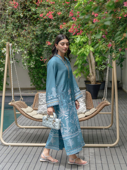 Blue Elegant Kurta Set