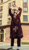 designer kurta set for women, festive kurta set, premium kurta set, linen kurta set, printed kurta set, blue kurta set, blue printed kurta, designer ethnic wear, festive ethnic wear for women, modern kurta set, contemporary kurta set, stylish kurta set for women, statement sleeve kurta, floral printed kurta set, wide leg kurta set, festive outfit for women, Rakhi outfit for women, Diwali kurta set, festive wear kurta, elegant ethnic outfit, premium festive wear, designer ethnic outfit, Indian festive fashio