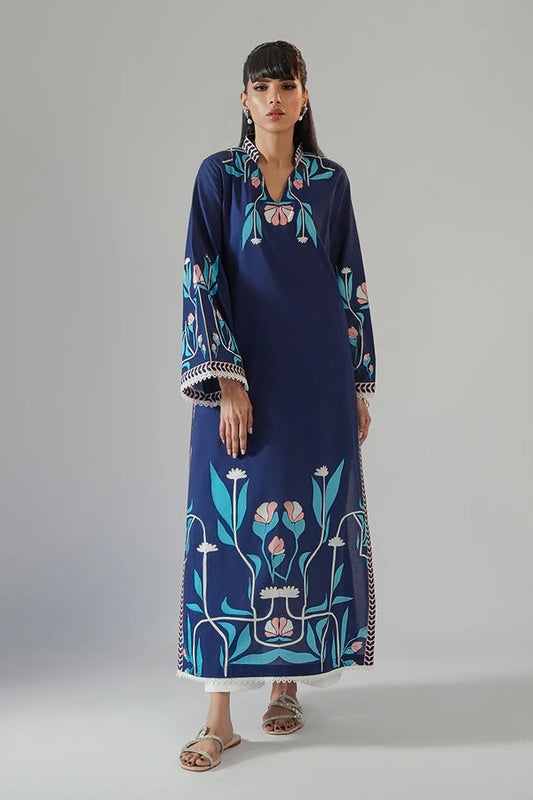 blue co-ord set for women, floral printed co-ord set, Korean BSY co-ord set, blue kurta set for women, printed kurta set, festive wear for women, ethnic co-ord set, contemporary ethnic wear, women’s festive outfit, office wear co-ord set, stylish kurta set for women