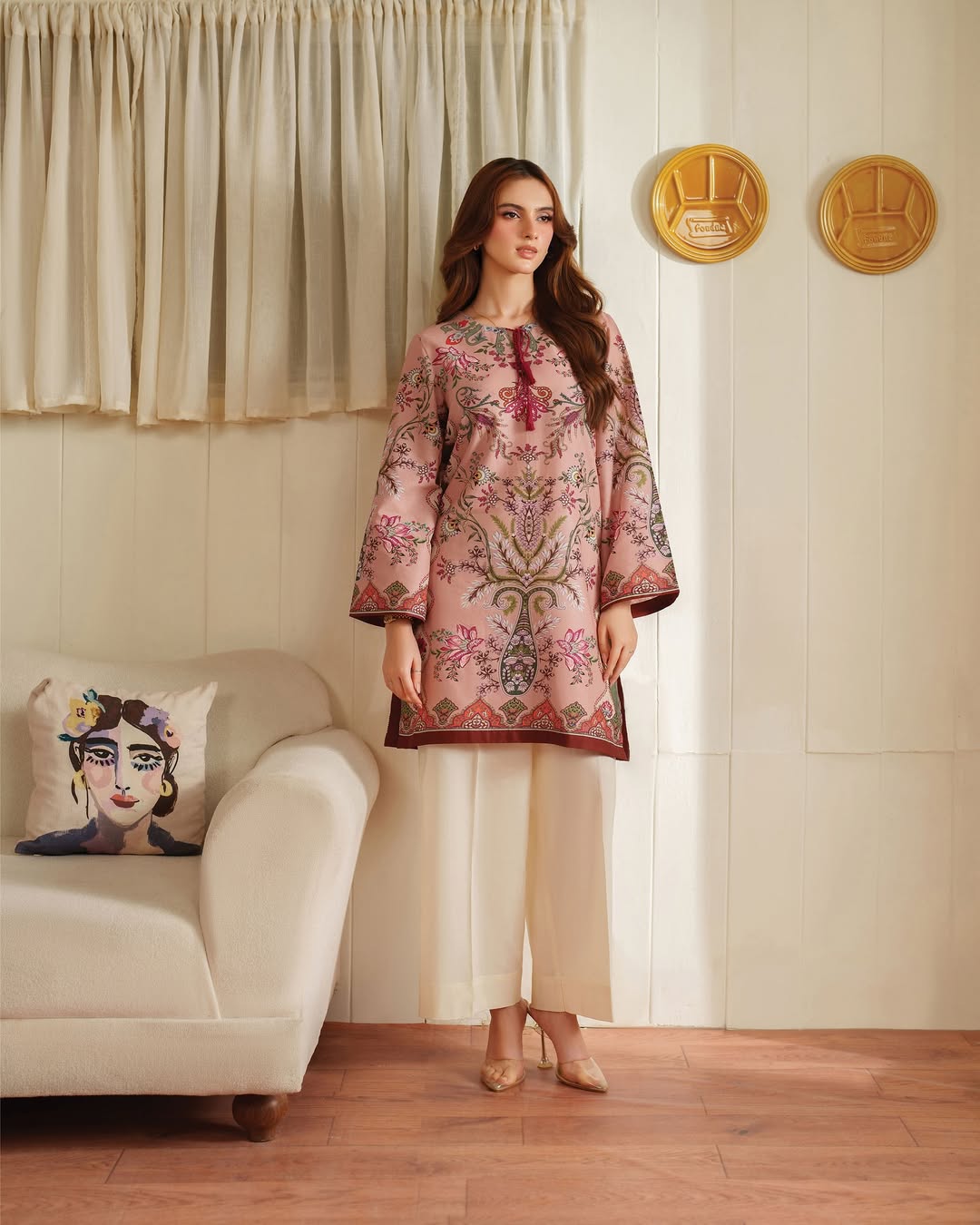 pink co-ord set for women, printed co-ord set, vintage printed co-ord set, linen co-ord set for women, pink kurta set, printed kurta set for women, festive wear for women, festive office wear, ethnic co-ord set, contemporary ethnic wear, workwear for women, stylish kurta set, women’s festive outfit