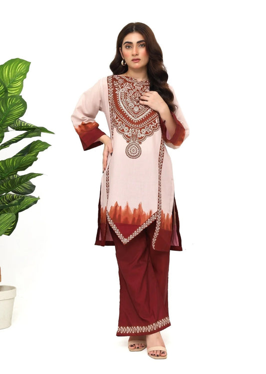 festive co-ord set for women, festive wear co-ord set, Korean BSY co-ord set, ethnic printed co-ord set, Rakhi outfit for women, Raksha Bandhan outfit, festive outfit for women, burgundy co-ord set, pink festive outfit, printed co-ord set for women, ethnic wear for women, festive party wear, stylish Rakhi outfit, modern ethnic wear, women’s festive fashion, co-ord set online India, PoshBella festive collection
