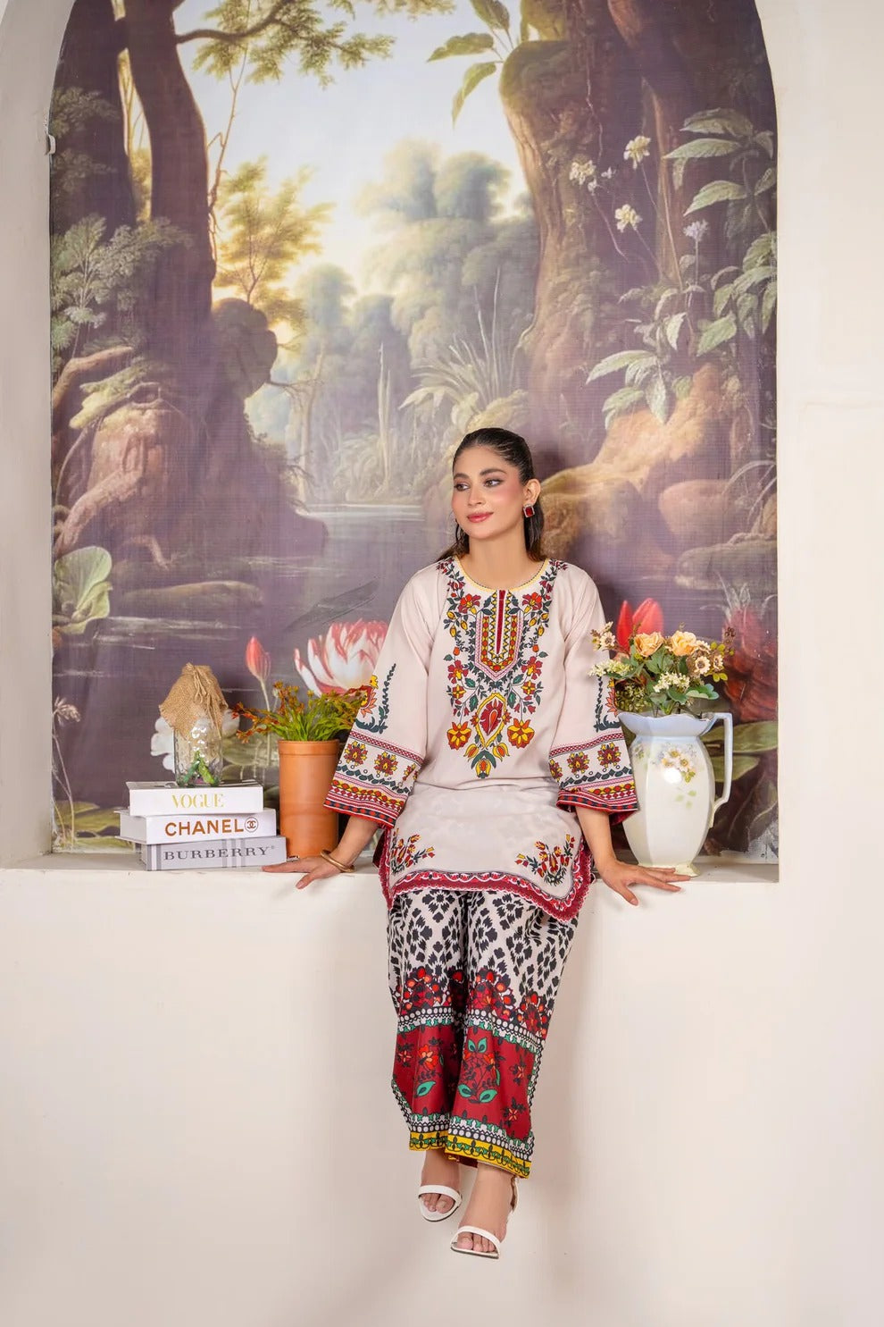 festive co ord set for women, elegant printed co ord set, ethnic co ord set, Rakhi outfit for women, festive wear for women, premium Korean BSY co ord set, floral printed festive outfit, luxury festive co ord set, designer co ord set for women, Indian festive fashion, traditional printed co ord set, ethnic party wear for women, festive outfit for Raksha Bandhan, modern ethnic wear, premium women's festive clothing, stylish festive co ord, PoshBella festive collection, women's festive co ord set online, eleg