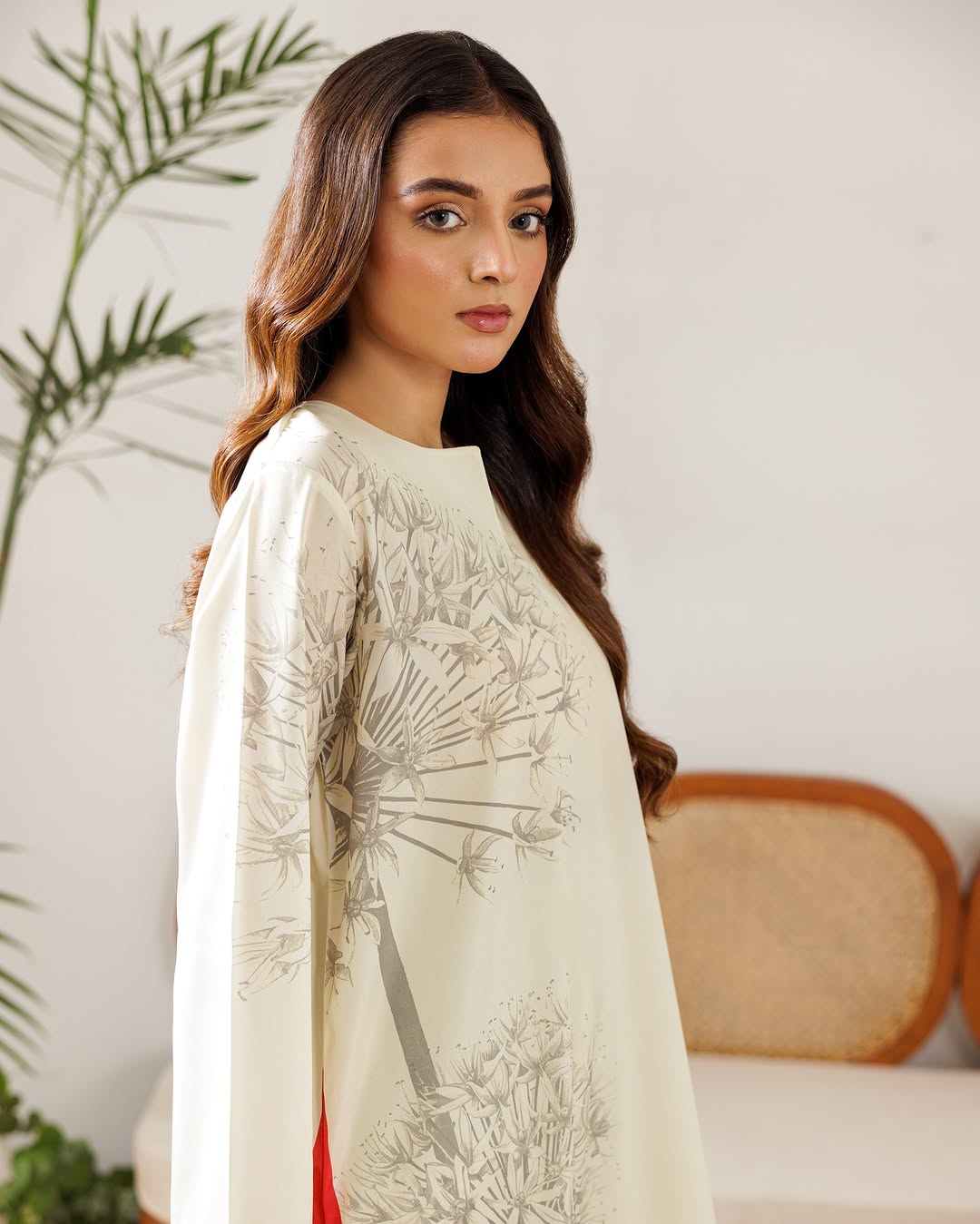 vintage printed dress, printed dress for women, Korean BSY dress, elegant printed dress, western dress for women, festive dress for women, stylish dresses for women, designer inspired dress, botanical print dress, floral printed dress, cream dress for women, red and cream dress, long dress for women, maxi dress for women, ethnic inspired dress, festive wear for women, party wear dress, occasion wear dress, brunch dress for women, elegant casual dress, trendy women’s dress, premium dress for women, PoshBella