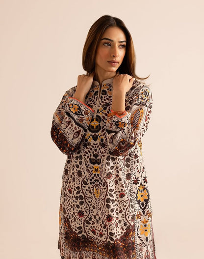 ethnic co ord set for women, printed co ord set, Korean BSY co ord set, festive co ord set, ethnic wear for women, printed ethnic co ord set, designer co ord set for women, festive wear for women, stylish co ord set, premium co ord set for women, floral printed co ord set, traditional print co ord set, beige co ord set for women, brown printed co ord set, mustard printed outfit, festive outfit for women, kurta style co ord set, ethnic fusion wear, Indian western wear, office wear co ord set, brunch outfit f