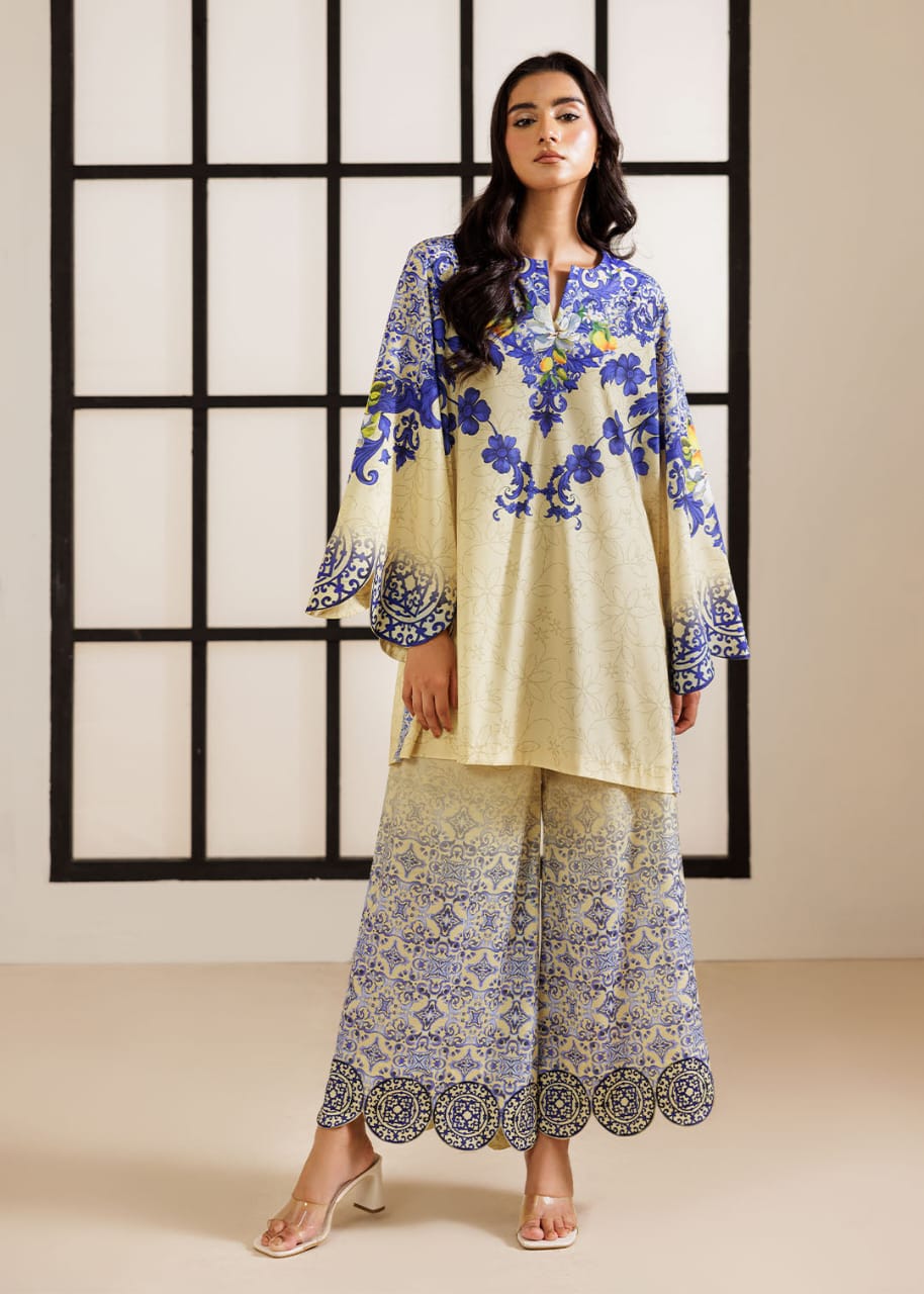 ethereal printed co ord set, printed co ord set for women, Korean BSY co ord set, cream co ord set for women, blue printed co ord set, floral co ord set, ethnic co ord set for women, festive co ord set, ethnic fusion wear for women, premium co ord set, designer co ord set for women, printed kurta co ord set, wide leg co ord set, floral printed outfit, festive wear for women, elegant ethnic wear, Indian fusion outfit, office wear co ord set, brunch outfit for women, kitty party outfit, family gathering outfi