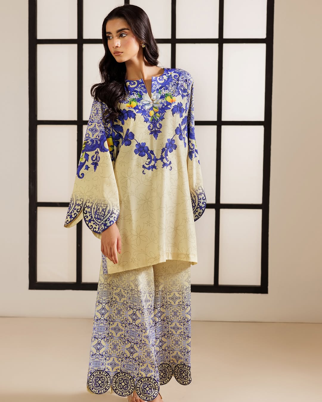 ethereal printed co ord set, printed co ord set for women, Korean BSY co ord set, cream co ord set for women, blue printed co ord set, floral co ord set, ethnic co ord set for women, festive co ord set, ethnic fusion wear for women, premium co ord set, designer co ord set for women, printed kurta co ord set, wide leg co ord set, floral printed outfit, festive wear for women, elegant ethnic wear, Indian fusion outfit, office wear co ord set, brunch outfit for women, kitty party outfit, family gathering outfi