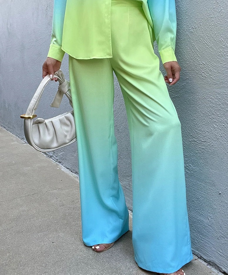 Ombre Satin Co-ord Set