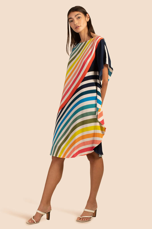 Rainbow Striped Dress