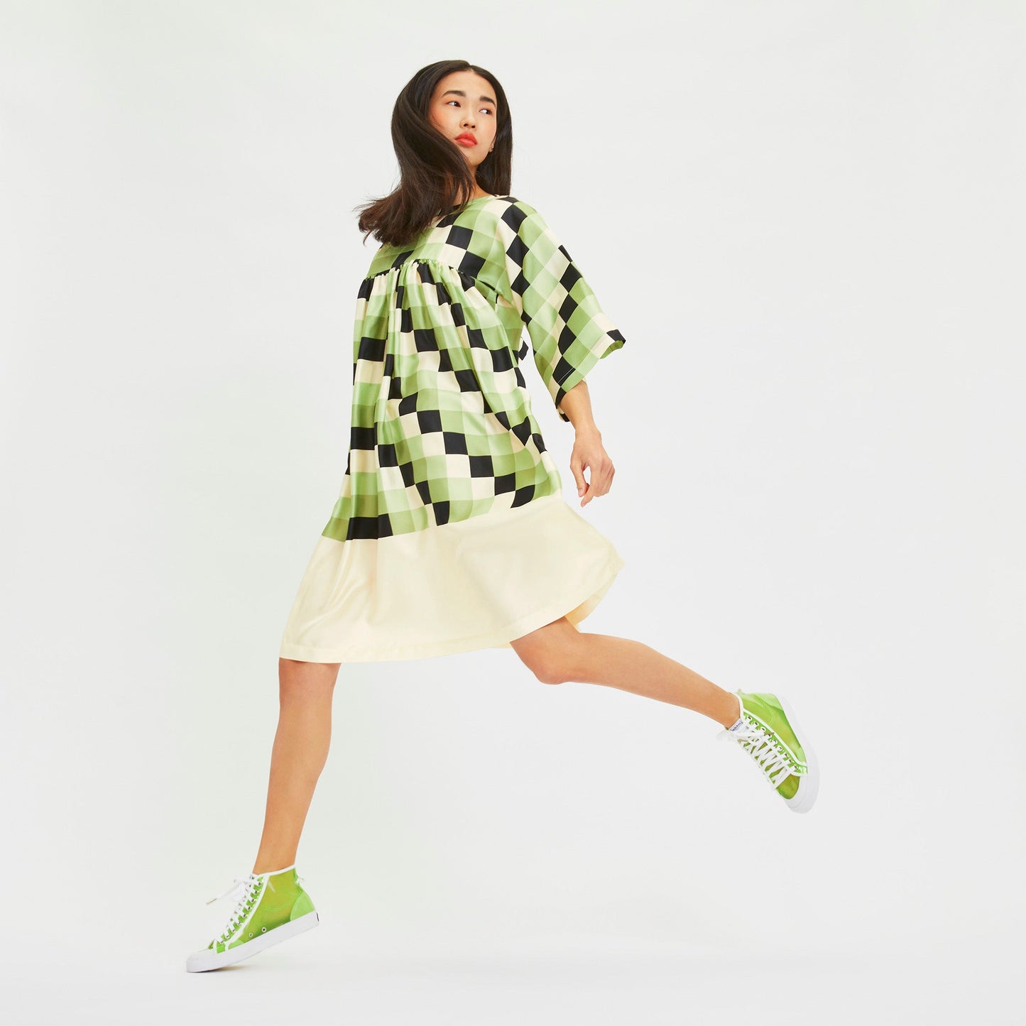 Korean Green Dress