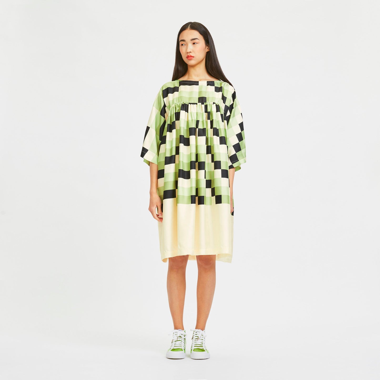 Korean Green Dress